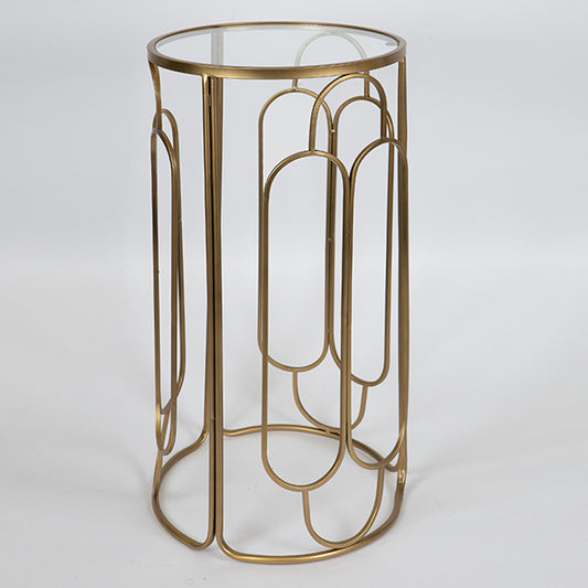 ΤΡΑΠΕΖΑΚΙΑ ΒΟΗΘΗΤΙΚΑ ΜΕΤΑΛΛΙΚΑ ΧΡΥΣΑ ΣΕΤ 2 ΤΜΧ S:31x31x30 L:36x36x70