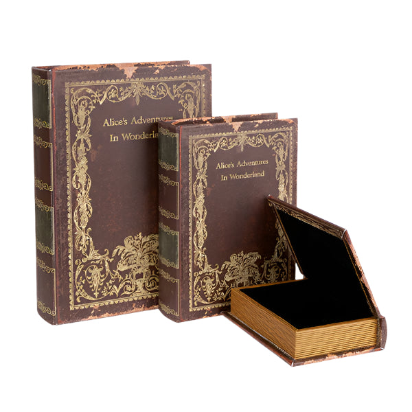 S/3 ΚΟΥΤΙΑ ΞΥΛΙΝΑ ΚΑΦΕ 32x23x7 25x18x6 18x13x4