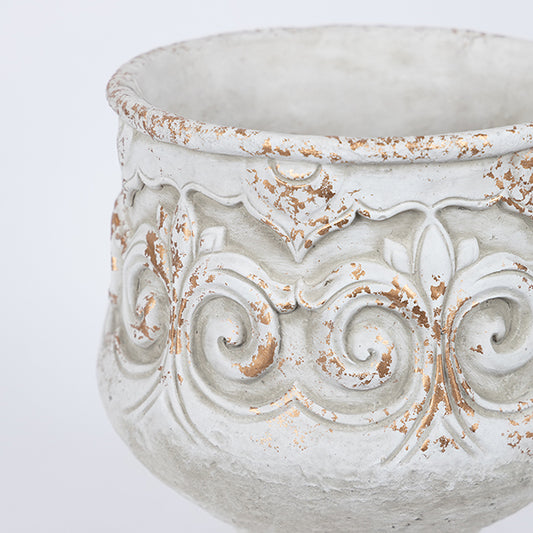 ΒΑΖΟ ΤΣΙΜΕΝΤΕΝΙΟ ΛΕΥΚΟ 22.5x22.5x25.5