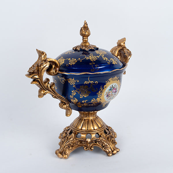 ΦΟΝΤΑΝΙΕΡΑ ΠΟΡΣΕΛΑΝΙΝΗ ΜΕ ΠΟΛΥΡΕΖΙΝ ΜΠΛΕ 39x22x35