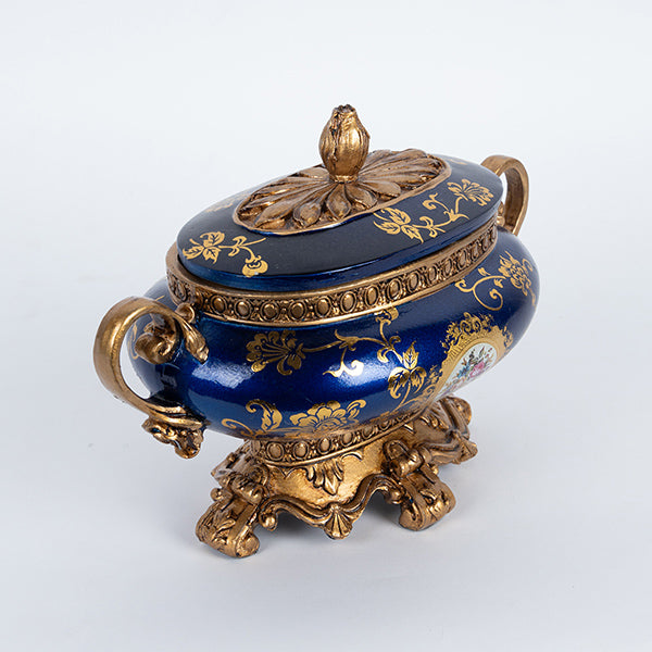 ΦΟΝΤΑΝΙΕΡΑ ΠΟΡΣΕΛΑΝΙΝΗ ΜΕ ΠΟΛΥΡΕΖΙΝ ΜΠΛΕ 27x20x18