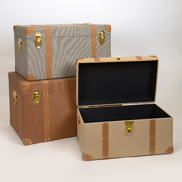 S/3 ΜΠΑΟΥΛΑ ΜΠΕΖ-ΚΑΦΕ-ΓΚΡΙ 63x40x35/53x34x30/47x28x25