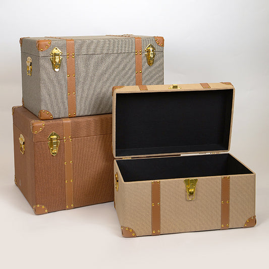 S/3 ΜΠΑΟΥΛΑ ΜΠΕΖ-ΚΑΦΕ-ΓΚΡΙ 63x40x35/53x34x30/47x28x25