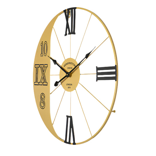 ΡΟΛΟΙ ΤΟΙΧΟΥ ΜΕΤΑΛΛΙΚΟ ΛΑΤΙΝΙΚΟΙ ΧΑΡΑΚΤΗΡΕΣ ΚΑΙ ΑΡΙΘΜΟΙ ΜΑΥΡΟ-ΧΡΥΣΟ 60x4.5x60