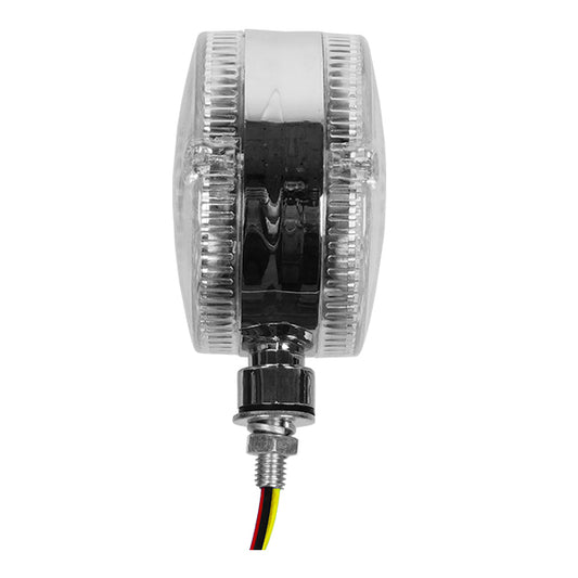 Σετ Πλευρικά Φώτα Σήμανσης Σκουλαρίκια 2 Πλευρών για Φορτηγό 24 Volt A Πλευρά: Λευκό-Κίτρινο Β Πλευρά: Κίτρινο-Κόκκινο 75474