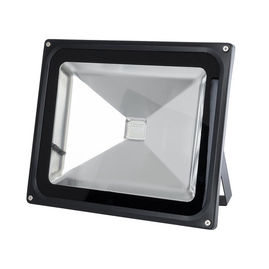 75602 Επαγγελματικός Προβολέας LED 50W 3250lm 120° AC 220-240V Αδιάβροχος IP65 με Ασύρματο Χειριστήριο IR - RGB - Μ28.5 x Π23.5 x Υ10cm