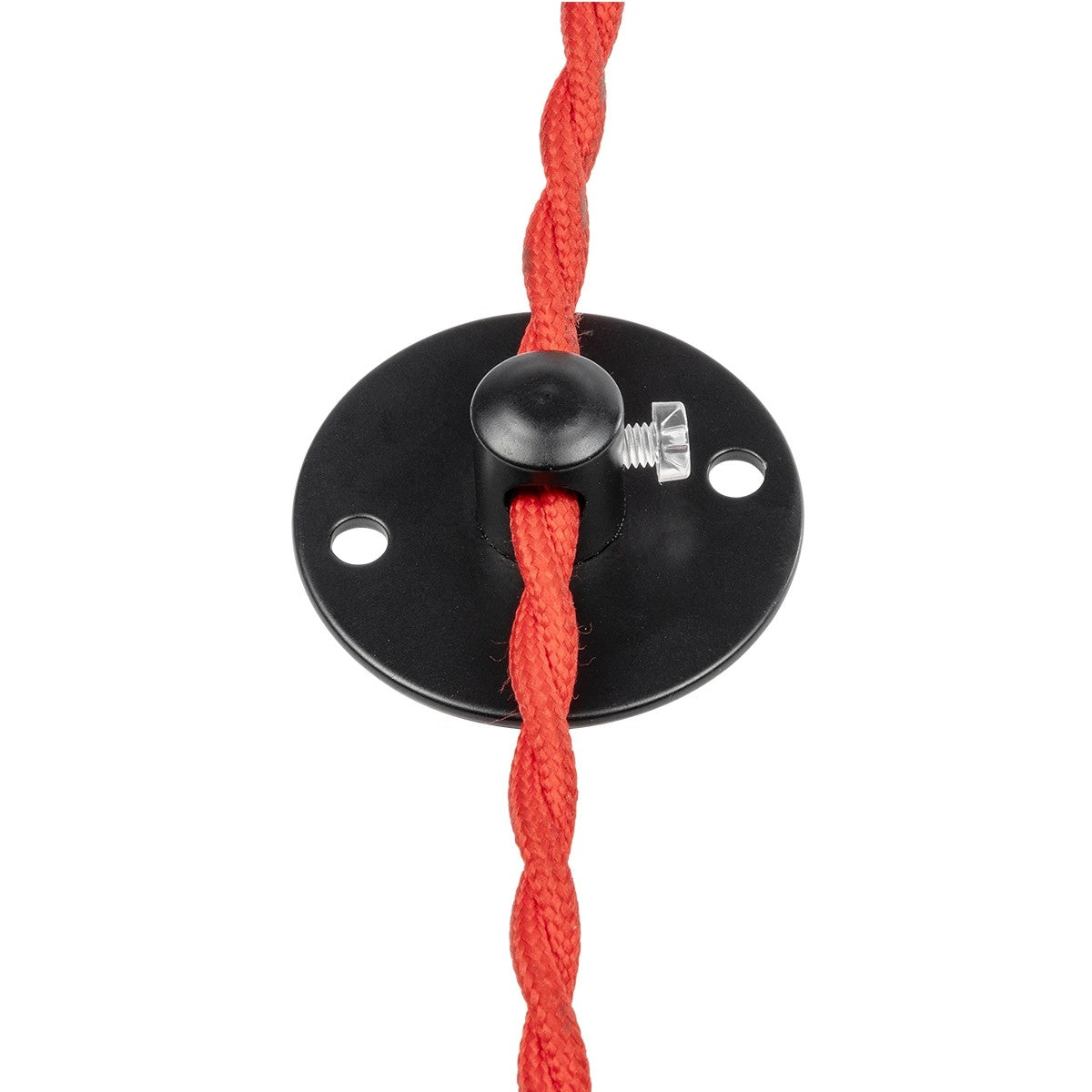 CABLEBASE 77560 Μεταλλικό Στήριγμα Καλωδίου για Φωτιστικά - Μαύρο - Μ4.5 x Π4.5 x Υ2