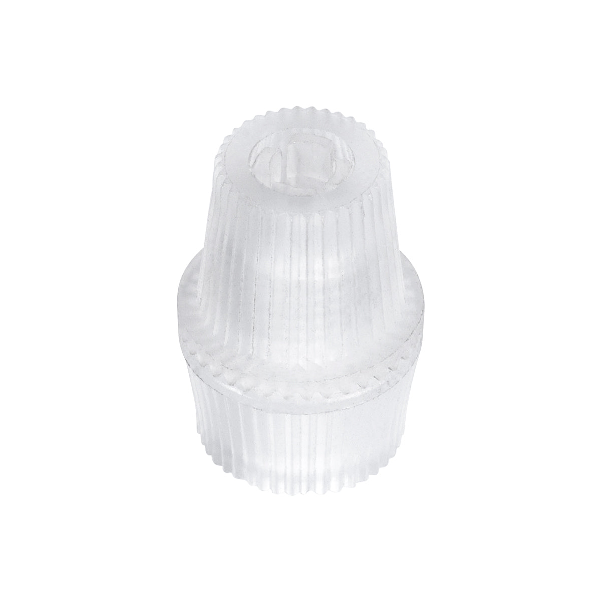 DIY 77562 Επιτοίχιος Στυπιοθλίπτης - Στήριγμα Καλωδίου Φωτιστικού - Φ1.6 x Υ2.3cm - Διάφανο - Πλαστικό