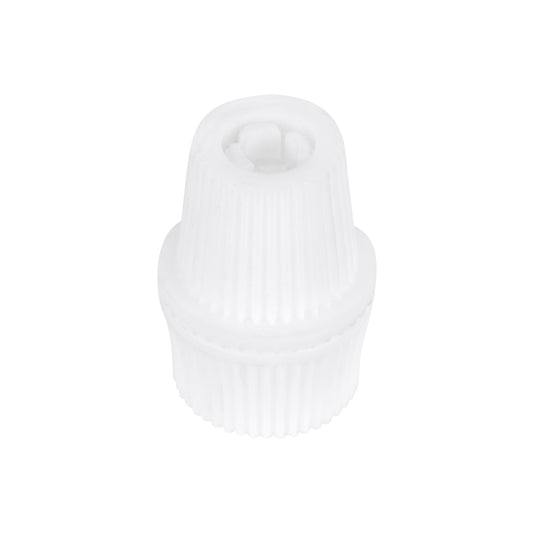 DIY 77563 Επιτοίχιος Στυπιοθλίπτης - Στήριγμα Καλωδίου Φωτιστικού - Φ1.6 x Υ2.3cm - Λευκό - Πλαστικό