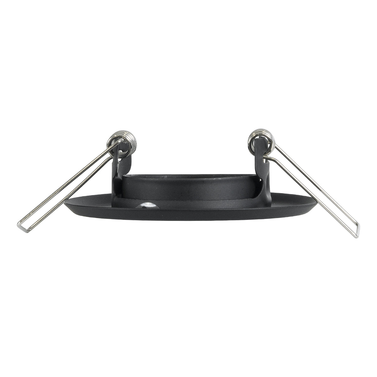 DELTA 77801 Χωνευτό Κινούμενο Στρόγγυλο Σποτ Οροφής για Λάμπα MR11 με Βάση GU5.3 ή GU10 - IP20 - Μεταλλικό - Φ70 x Υ21mm - Μαύρο