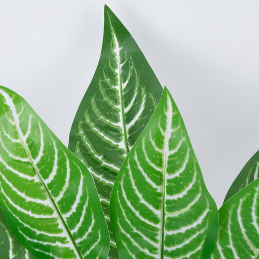 MADAGASCAR JEWEL 78274 Τεχνητό Φυτό Ευφορβία - Μπουκέτο Διακοσμητικών Φυτών - Κλαδιών με Φύλλωμα Πράσινο Υ35cm