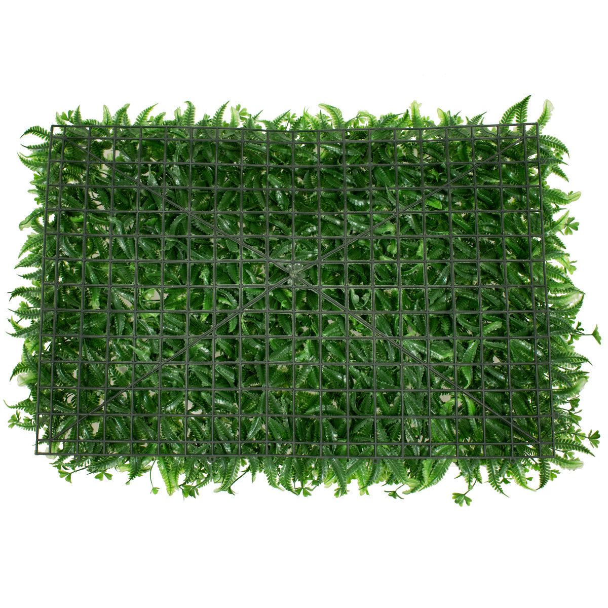 CLOVER 78411 Τεχνητό Πάνελ Φυλλωσιάς / Κάθετος Κήπος Τριφύλλι & Νάνος Φτέρη - Πράσινο - Μ60 x Π8 x Υ40