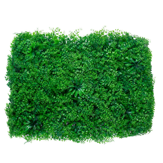 ALGELICA 78435 Τεχνητό Πάνελ Φυλλωσιάς / Κάθετος Κήπος Φύλλα Αγγελικής - Πράσινο - Μ60 x Π8 x Υ50