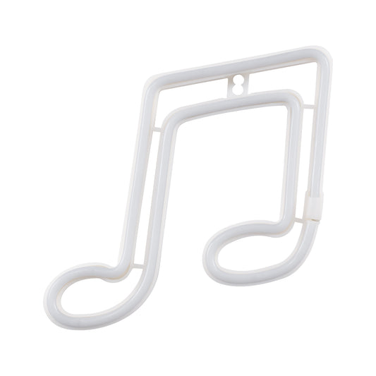 78569 Φωτιστικό Ταμπέλα Φωτεινή Επιγραφή NEON LED Σήμανσης MUSIC NOTE 5W με Καλώδιο Τροφοδοσίας USB - Μπαταρίας 3xAAA (Δεν Περιλαμβάνονται) - Κόκκινο