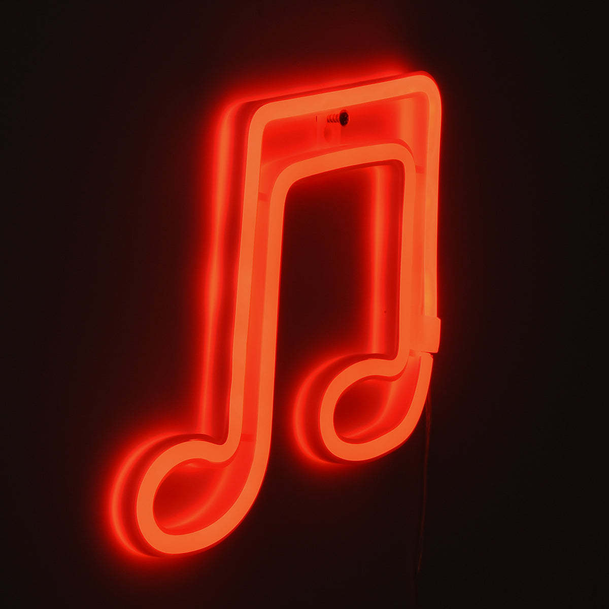 78569 Φωτιστικό Ταμπέλα Φωτεινή Επιγραφή NEON LED Σήμανσης MUSIC NOTE 5W με Καλώδιο Τροφοδοσίας USB - Μπαταρίας 3xAAA (Δεν Περιλαμβάνονται) - Κόκκινο