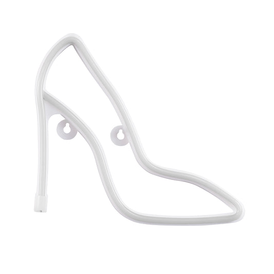 78577 Φωτιστικό Ταμπέλα Φωτεινή Επιγραφή NEON LED Σήμανσης WOMEN SHOES 5W με Καλώδιο Τροφοδοσίας USB - Μπαταρίας 3xAAA (Δεν Περιλαμβάνονται) - Ροζ