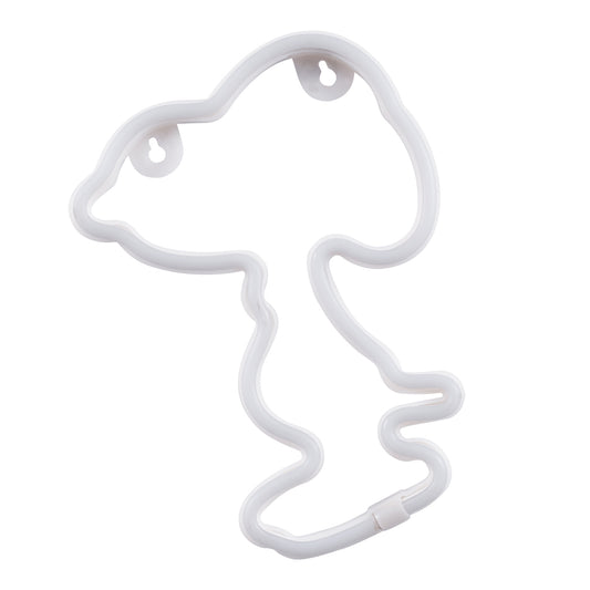 78578 Φωτιστικό Ταμπέλα Φωτεινή Επιγραφή NEON LED Σήμανσης SNOOPY 5W με Καλώδιο Τροφοδοσίας USB - Μπαταρίας 3xAAA (Δεν Περιλαμβάνονται) - Θερμό Λευκό 2700K