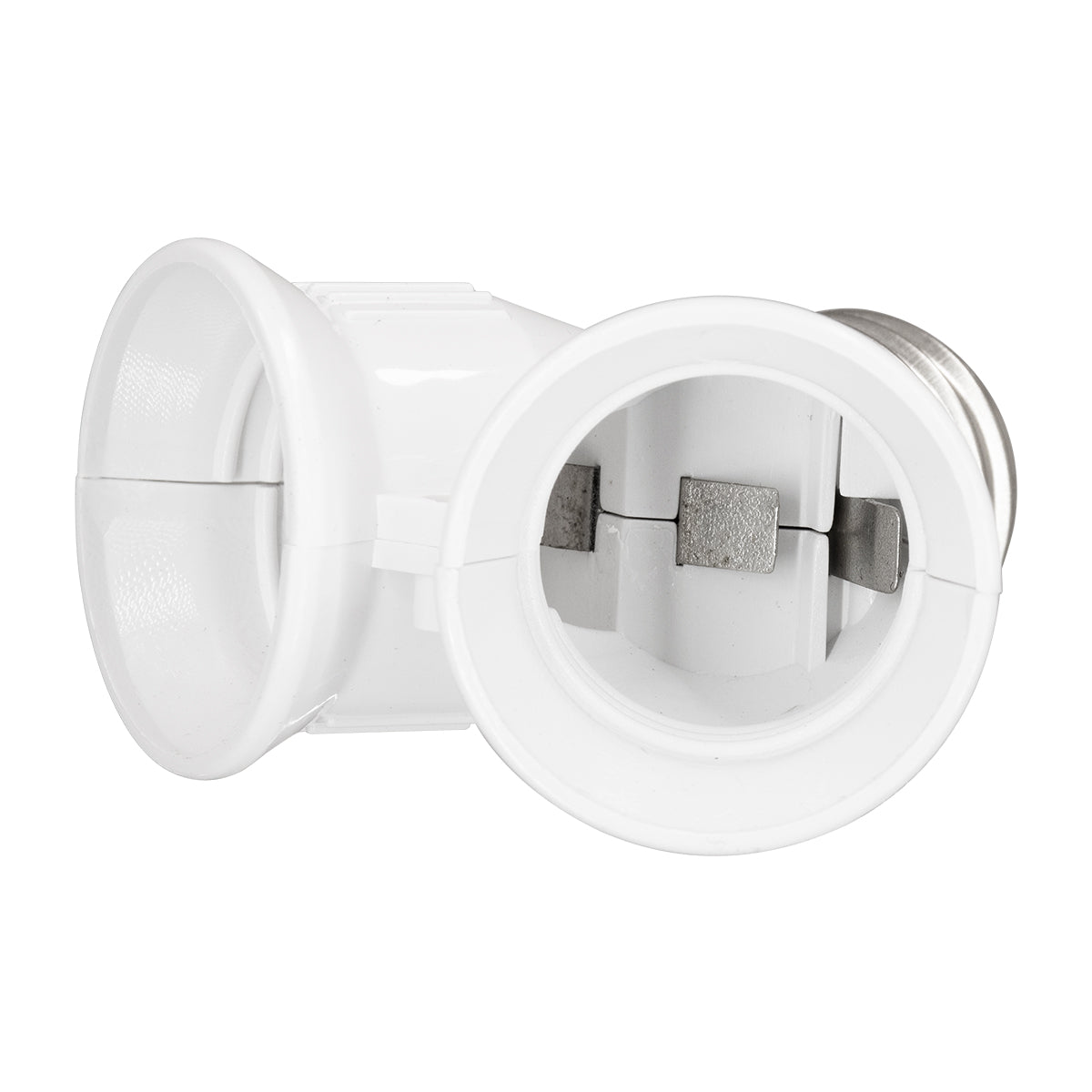 ADAPTOR 78969 Αντάπτορας/Μετατροπέας από Ντουί E27 σε 2 x E27 IP20 - Μ7.4 x Π7.4 x Υ7.4