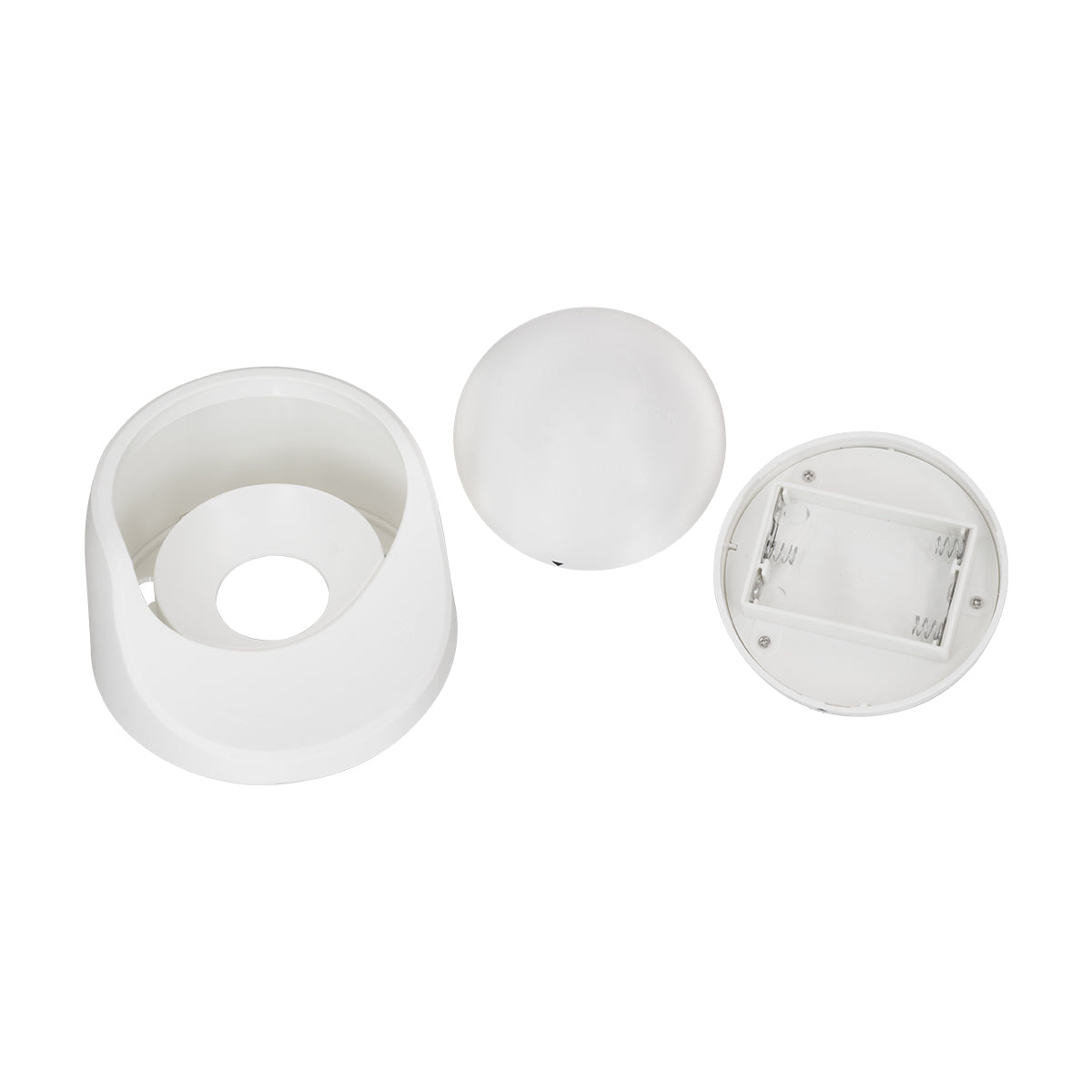 79000 Λευκό Φωτιστικό Μπαταρίας σε Σχήμα Κάμερας LED SMD 3W 300lm με Αισθητήρα Ημέρας-Νύχτας και PIR Αισθητήρα Κίνησης Ψυχρό Λευκό 6000K