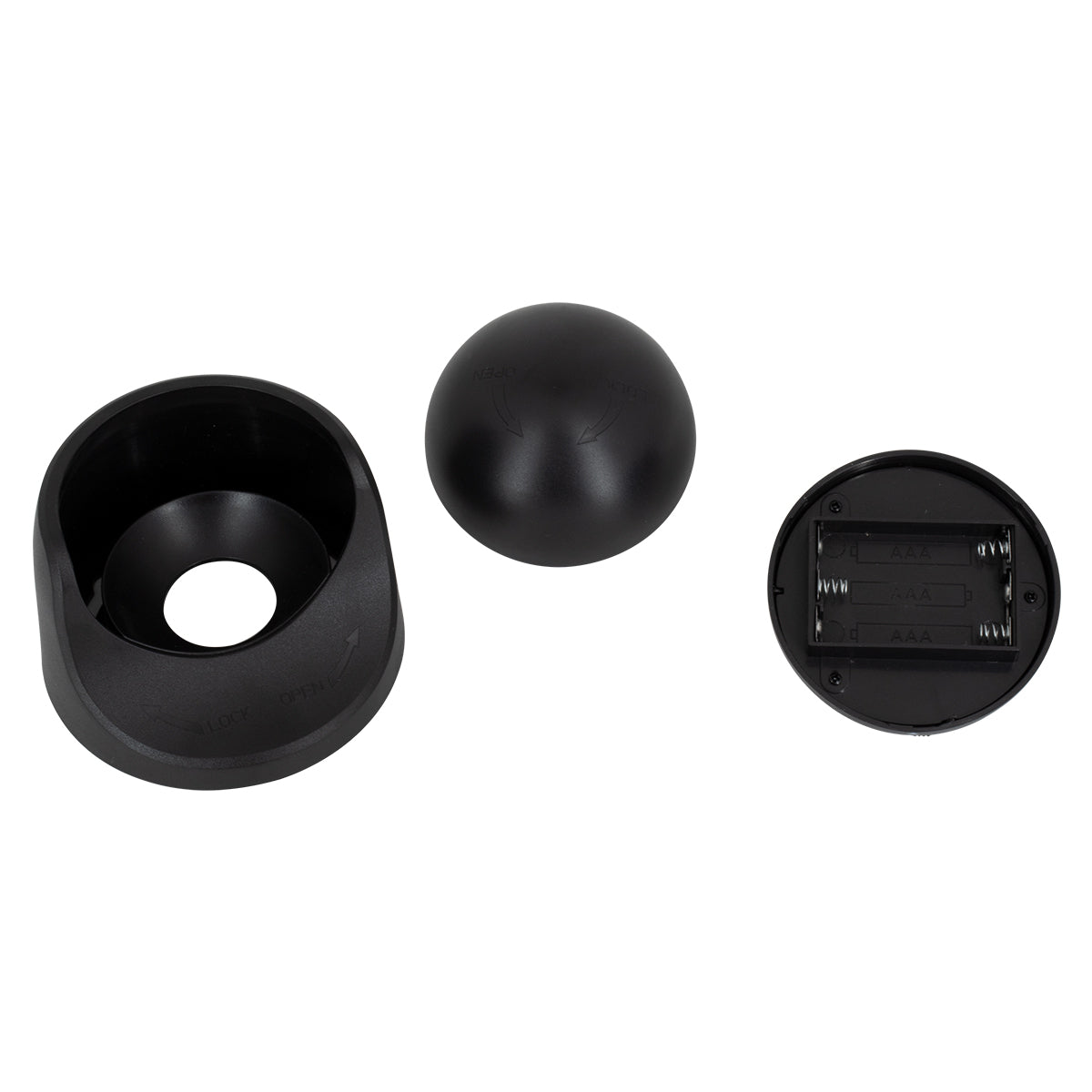 79001 Μαύρο Φωτιστικό Μπαταρίας σε Σχήμα Κάμερας LED SMD 3W 300lm με Αισθητήρα Ημέρας-Νύχτας και PIR Αισθητήρα Κίνησης Ψυχρό Λευκό 6000K