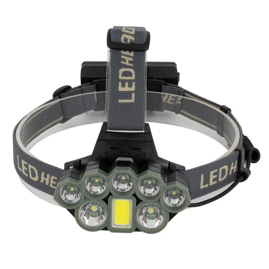 HEADLAMP 79062 Φακός Κεφαλής LED 40W 4000lm 15~60° DC 5V με USB-C με Επαναφορτιζόμενη Μπαταρία Li-ion 3.7V 2x18650 6000mAh Αδιάβροχο IP54 Ψυχρό Λευκό 6000K - CREE XML2-T6 Chip - Μ9.2 x Π3 x Υ4.5