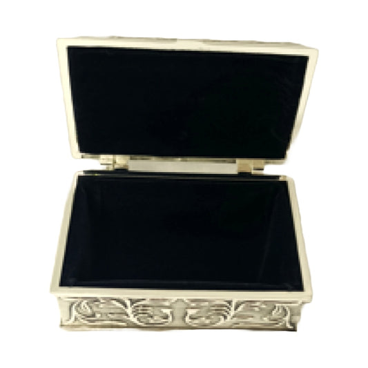 Μπιζουτιέρα Επάργυρη Ασημί 9x6x4