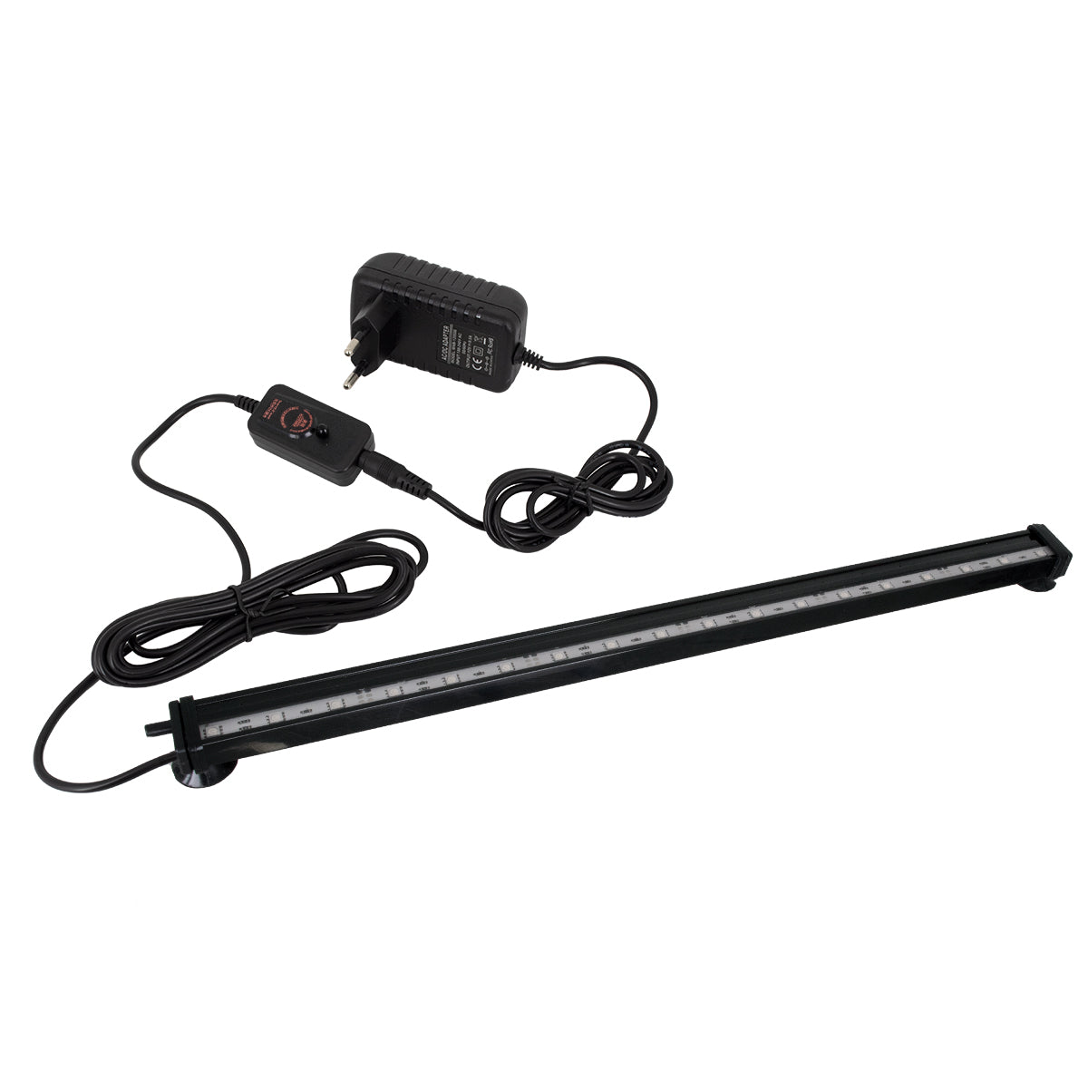 79677 Φωτιστικό Ενυδρείου & Οξυγονωτής / Μηχανισμός Φυσαλίδων 67cm LED 24W 180° AC 230V Αδιάβροχο IP68 με Ασύρματο Χειριστήριο IR Πολύχρωμο RGB Dimmable