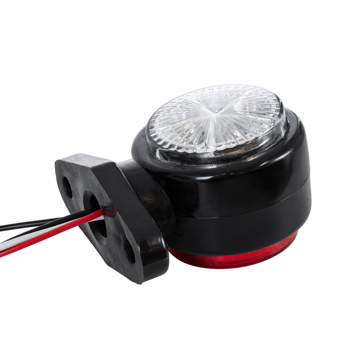 79923 Ζευγάρι Πλευρικά Φώτα Όγκου Κέρατο Φορτηγών LED 6W DC 10-30V Λευκό - Κόκκινο - Αδιάβροχα IP66 - Μ8 x Π5 x Υ8cm