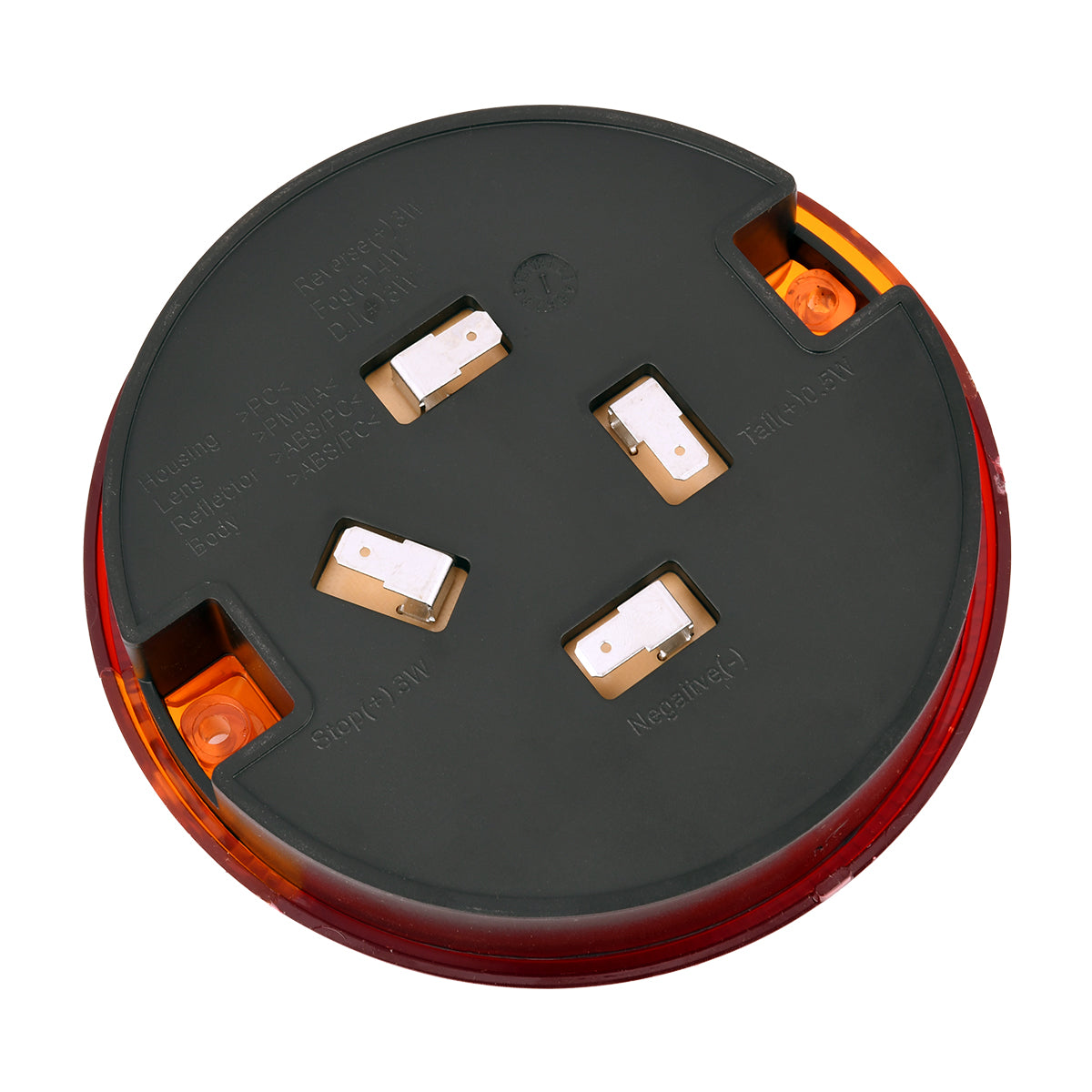 79927 Πίσω Φανάρι Φορτηγού 20 LED DC 24V Στρογγυλό Universal Αδιάβροχο IP66 Κόκκινο - Πορτοκαλί