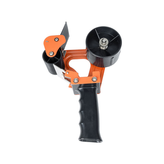 79951 Επαγγελματική Μηχανή Ταινίας Συσκευασίας Χειρός DELI Μ16.5 x Π7.8 x Υ24cm - Πορτοκαλί & Μαύρο