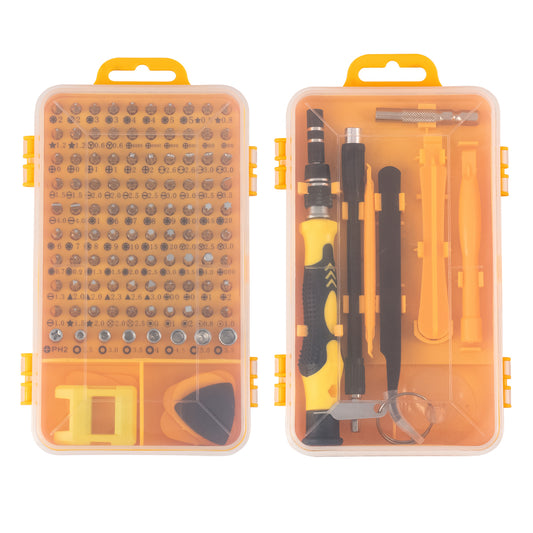 79998 Επαγγελματικό Mini Σετ Εργαλείων 115 Εξαρτημάτων σε 1 DIY Tool Kit - Για Επισκευές iPhone,Samsung κλπ Κινητά Τηλέφωνα - PC - Laptop - Xbox - Ρολογιών - Οπτικά - Γυαλιά και Γενικών Μικρόεπισκευών Λεπτομέρειας με Μαγνητικό Κατσαβίδι