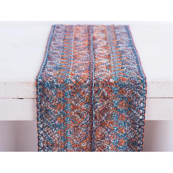 Δαντέλα Βαμβακερή Boho Τυρκουάζ 23x250εκ