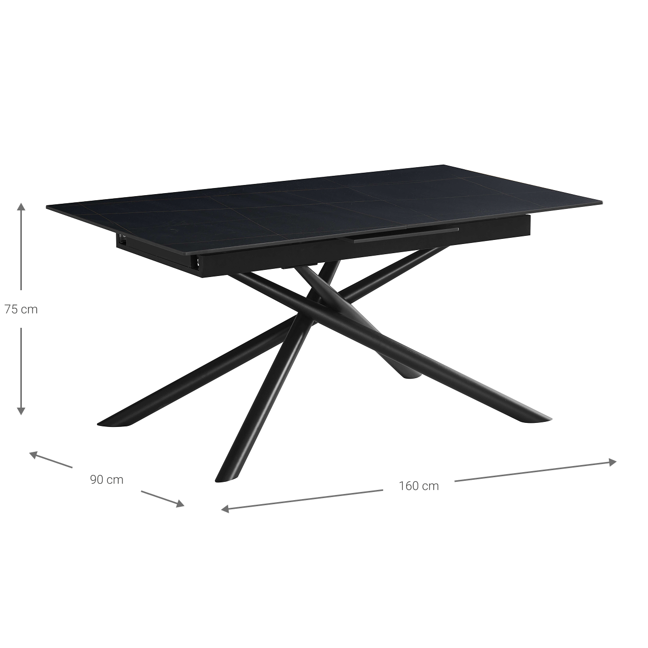 Τραπέζι Sullivan Επεκτεινόμενο 160x90x75