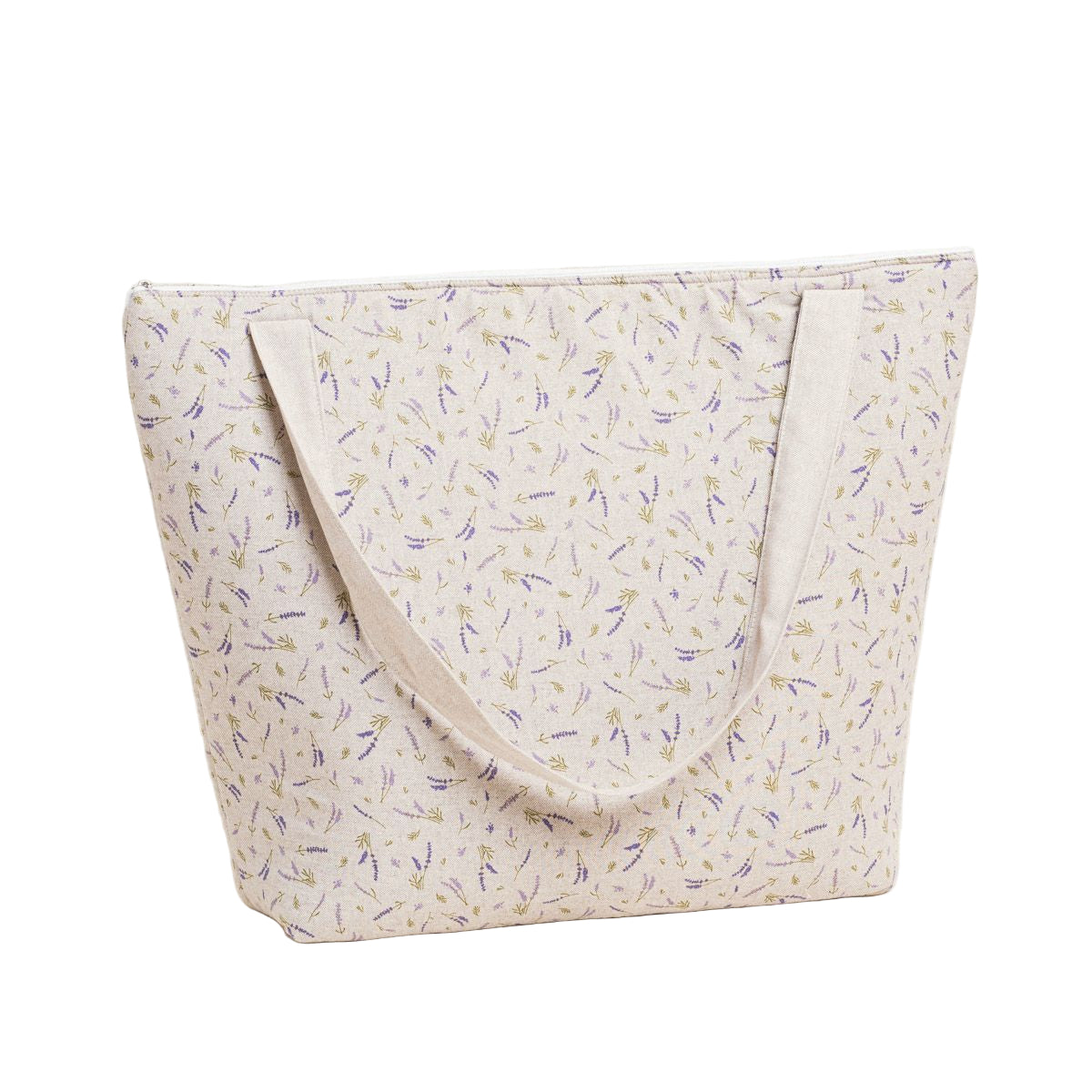 Τσάντα με Φερμουάρ 53x43εκ Λεβάντα