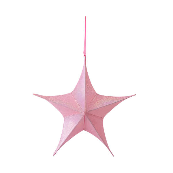 ΑΣΤΕΡΙ ΥΦΑΣΜΑΤΙΝΟ ΡΟΖ ΙΡΙΔΙΖΟΝ 40εκ