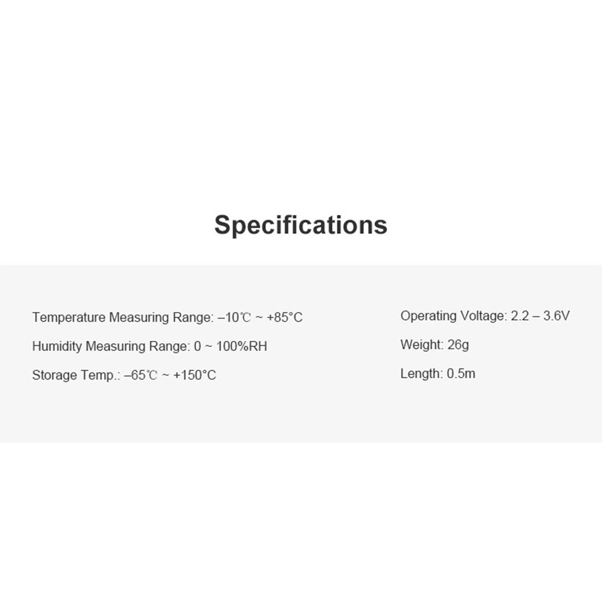 80036 SONOFF Si7021-R2 - Smart Temperature & Humidity TH Sensor for TH10 & TH16 Models
