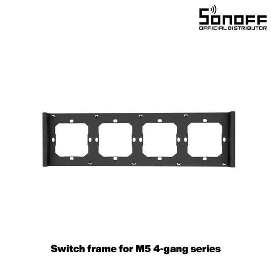 80086 SONOFF SwitchMan M5-80 Wall Frame 4 Way - L29.9 X W8.6 X H1.48CM