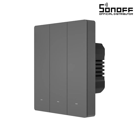 80089 SONOFF M5-3C-80 SwitchMan Mechanical Smart Switch WiFi & Bluetooth AC 100-240V Max 6A 1320W (2A/Way) 3 Way