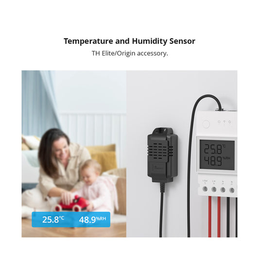 80102 SONOFF THS01 Temperature and Humidity Sensor Measuring Range From -40℃ to +85℃ - Cable Length 50cm
