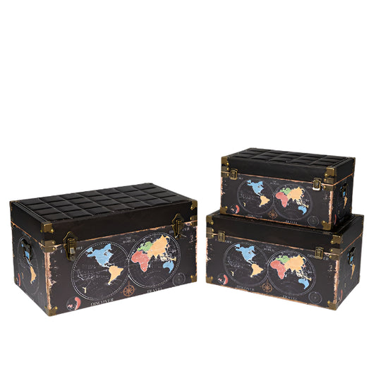 S/3 ΜΠΑΟΥΛΑ ΜΑΥΡΟ ΜΕ ΥΔΡΟΓΕΙΟΥΣ 56x34x31 48x29x25 40x24x20