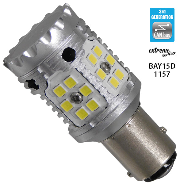 Λαμπτήρας LED Extreme Series Can-Bus 3ης Γενιάς με βάση 1157 28W 12v Ψυχρό Λευκό 6000K 81236