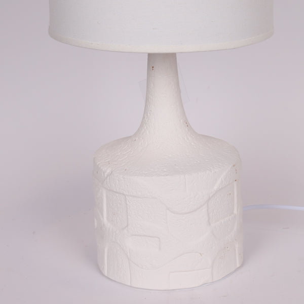 ΕΠΙΤΡΑΠΕΖΙΟ ΦΩΤΙΣΤΙΚΟ ΜΕ ΥΦΑΣΜΑΤΙΝΟ ΚΑΠΕΛΟ ΚΕΡΑΜΙΚΟ ΛΕΥΚΟ 26x54εκ