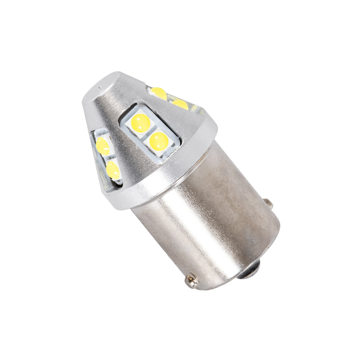 P21W-1156 81457 Λάμπα P21W 1156 BA15S CANbus LED 6W 600lm 360° DC 12-24V IP20 Ψυχρό Λευκό 6000K - 12 x Epistar SMD3030 Chip - Μ1.8 x Π1.8 x Υ5