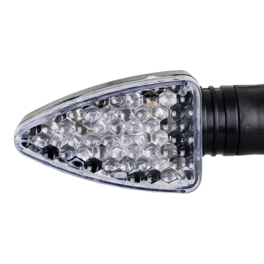 81751 ΣΕΤ 2 x Φλας Μοτοσυκλέτας Universal Triangle LED Diode 5W DC 12V Πορτοκαλί Αδιάβροχα IP65
