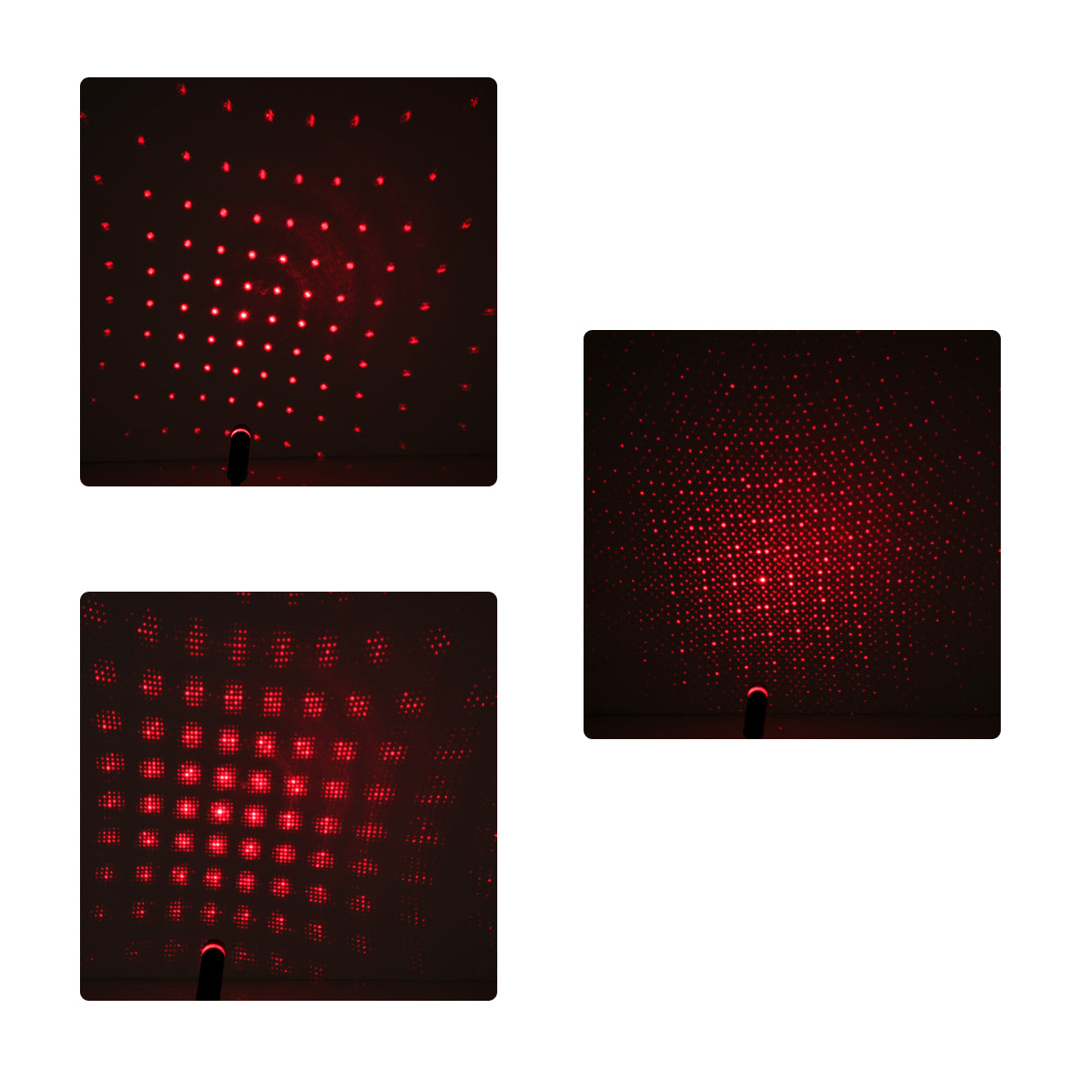 81846 Διακοσμητικό Φωτιστικό Ειδικών Φωτορυθμικών Εφέ PARTY Disco LASER DC 5V με Καλώδιο Τροφοδοσίας USB Κόκκινο IP20 Μ1.4 x Π1.4 x Υ27cm