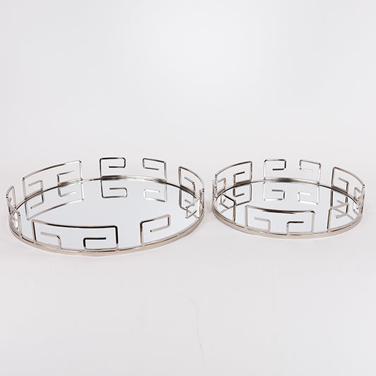 S/2 ΔΙΣΚΟΣ ΜΕΤΑΛΛΙΚΟΣ ΜΕ ΚΑΘΡΕΦΤΗ ΑΣΗΜΙ 31x31x6 39x39x6