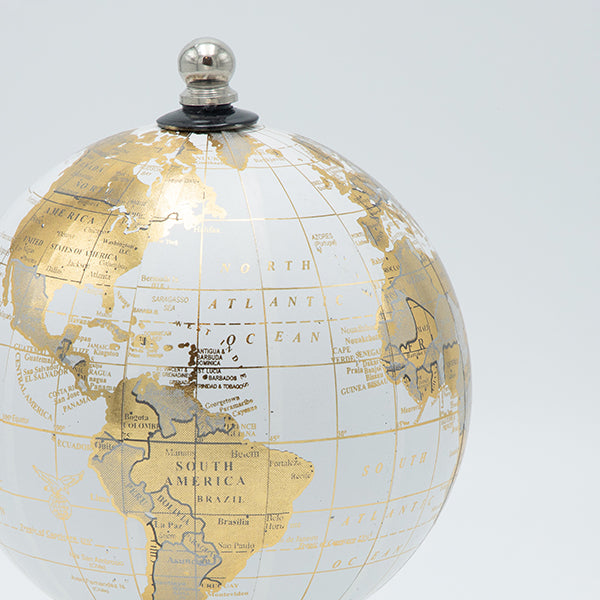 ΥΔΡΟΓΕΙΟΣ ΜΕΤΑΛΛΙΚΗ ΛΕΥΚΟ-ΧΡΥΣΟ 13x20εκ