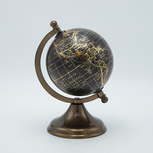 ΥΔΡΟΓΕΙΟΣ ΜΕΤΑΛΛΙΚΗ ΜΑΥΡΗ - ΧΡΥΣΗ 15εκ