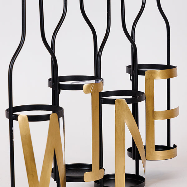 ΜΠΟΥΚΑΛΟΘΗΚΗ ΕΠΙΤΟΙΧΙΑ ΜΕΤΑΛΛΙΚΗ ΜΑΥΡΟ-ΧΡΥΣΟ 43.5x11x46.5