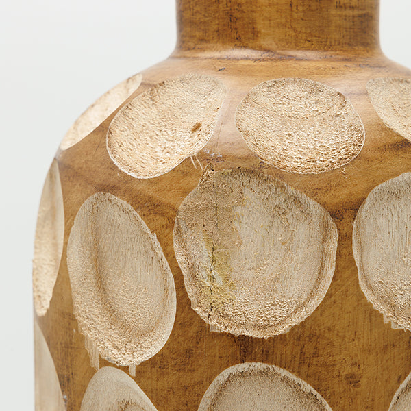 ΒΑΖΟ ΞΥΛΙΝΟ ΚΑΦΕ-ΜΠΕΖ 17x17x48